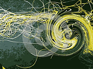 Graphic clew, rope, textile accessory,