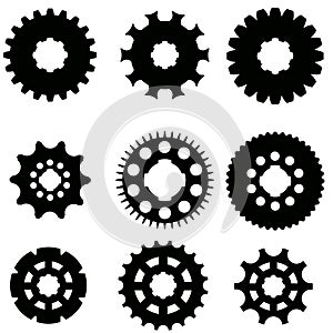 Vector image of gears.