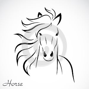 Vector image of an horse