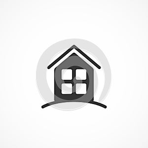 Vector image house icon.