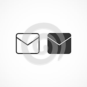 Vector image icon mail.
