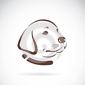 Vector image of an Labrador dogs head.