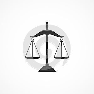 Vector image of the law icon.