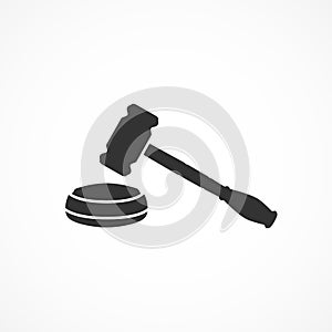 Vector image of the law icon.