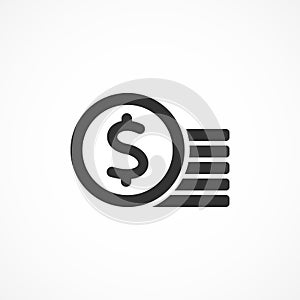 Vector image money icon.