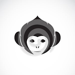 Vector image of an monkey head