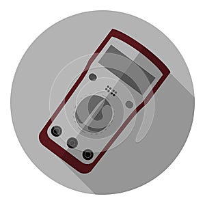 Vector image of a multimeter