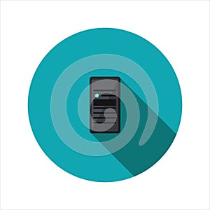 Vector image of Proximity card reader