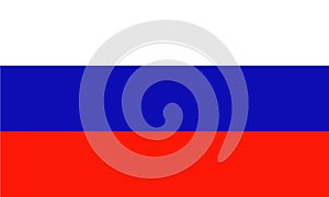 vector image of Russia flag