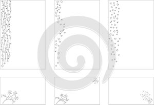 vector image.sandblast.abstraction border design photo