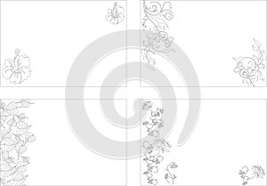 vector image.sandblast.abstraction border design pattern photo