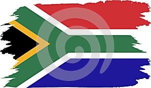 Vector image of the South African national flag