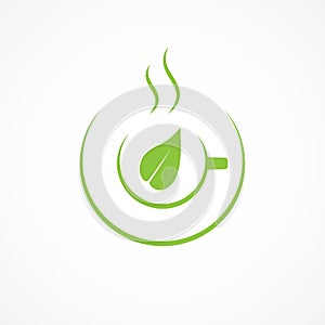 Vector image tea logo.