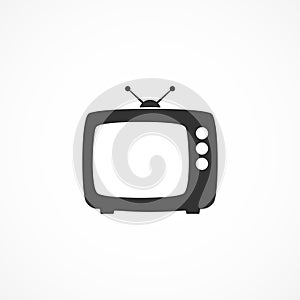 Vector image TV icon.