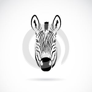 Vector image of an zebra head