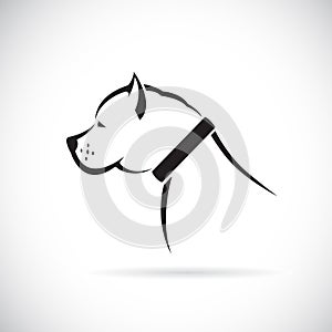 Vector images of Pitbull dog