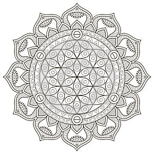 Vector indian Mandala