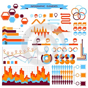 Vector info-graphic elements set