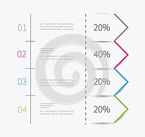 Vector infographic arrows