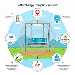 Vector Infographic of Connected Community Services