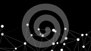 Vector infographic diagram structure, black background
