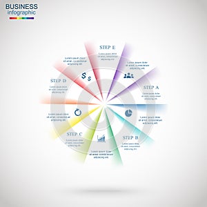 Vector infographic template