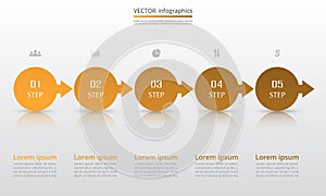 Vector infographic template