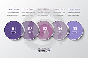 Vector infographic template