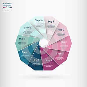 Vector infographic template