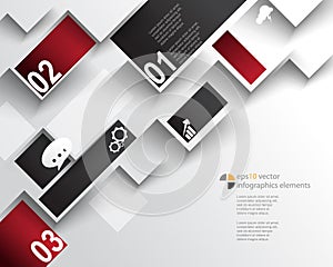 Vector infographics concept background