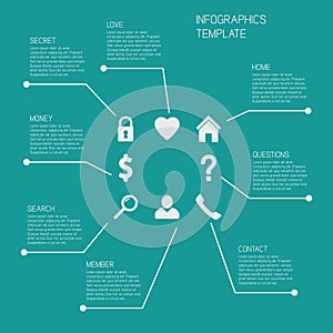 Vector infographics template