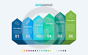 Vector infographics timeline design template with chart elements. Content, schedule, timeline, diagram, workflow, business, infogr