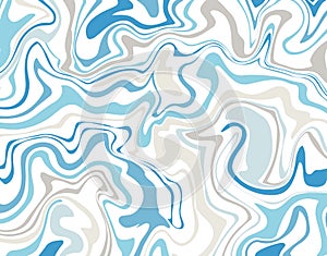 Vector ink marble style texture. Hand drawn marbling effect.