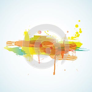 Vector inky colorful background photo