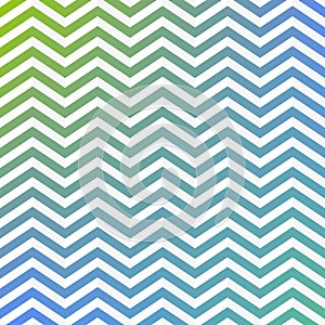 Vector Interlacing Blue Green and White Zigzag Stripes Texture Background