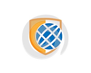 Vector internet connection and vpn icon full secure internet access symbol internet