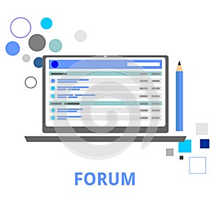 Vector - internet forum