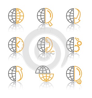 Vector internet icons
