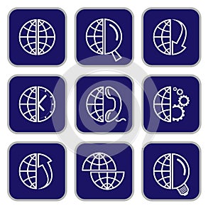 Vector internet icons