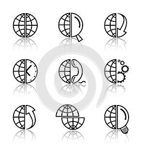 Vector internet icons