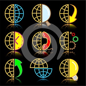 Vector internet icons