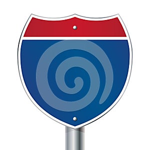 Vector Interstate sign