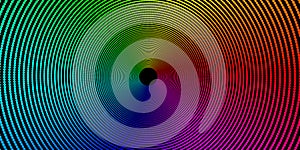 Vector Iridescent Round Spiral Background