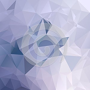 Vector irregular polygon background with a triangle pattern in light sky blue color