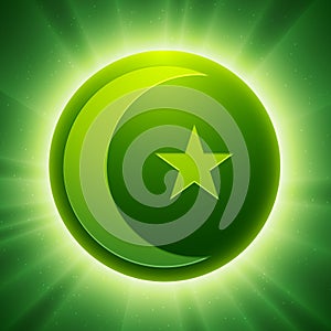 Vector Islam Symbol