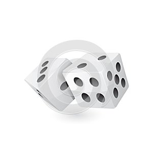 Vector Isolated Dice