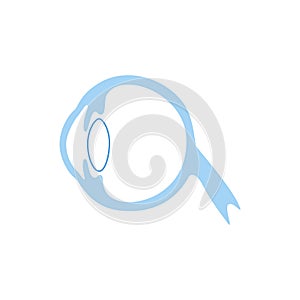 Vector isolated illustration of eye