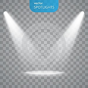 Vector Isolated Spotlight