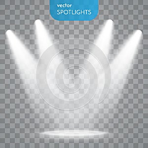 Vector Isolated Spotlight