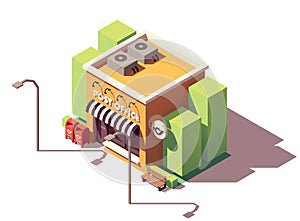 Vector isometric post office